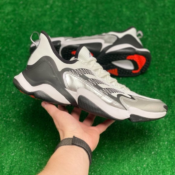 Adidas Impact FLX Low Mens Football Training Shoes White Black GX8109 NEW Multi - Picture 1 of 6